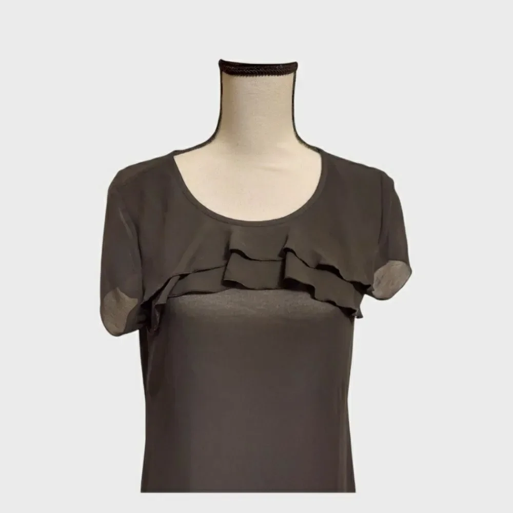 𝅺loft blouse black womens Size small - Picture 3 of 7